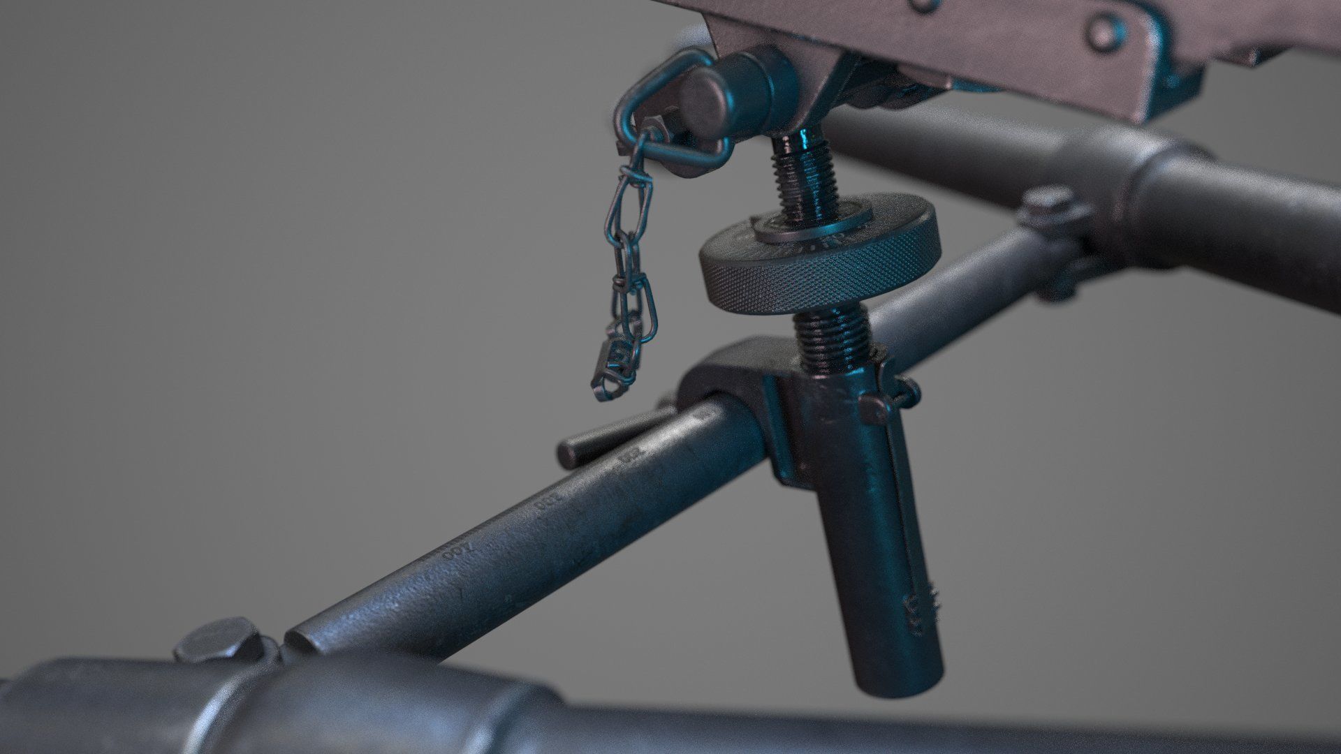 M2 Browning 50 CAL Machine Gun HQ 3D model_18