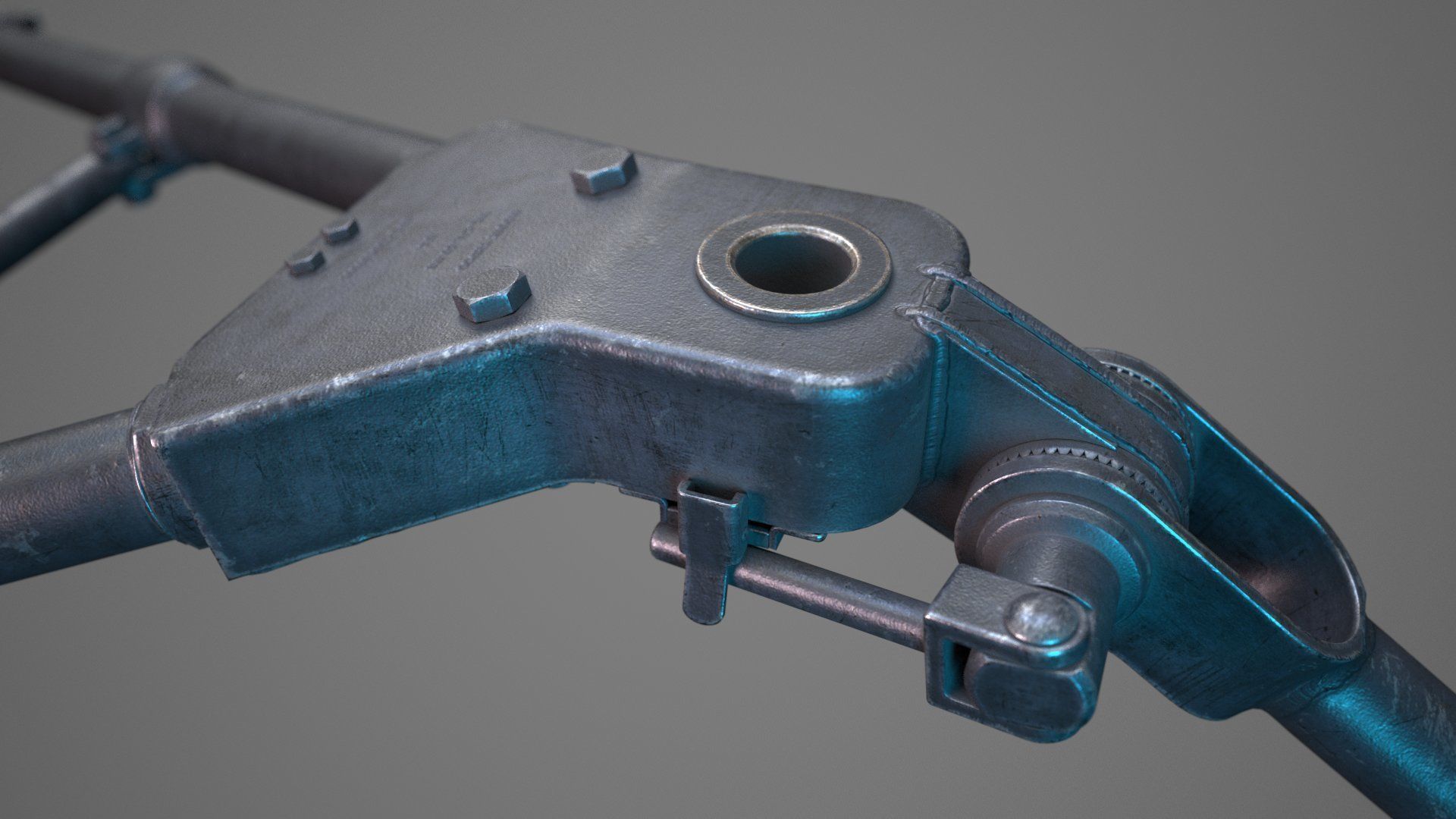 M2 Browning 50 CAL Machine Gun HQ 3D model_22