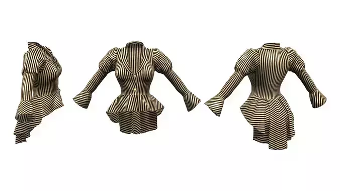 Steampunk Peplum Jacket