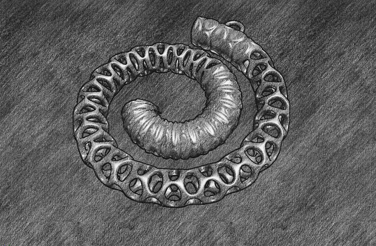 Pendant 074 3D print model_10