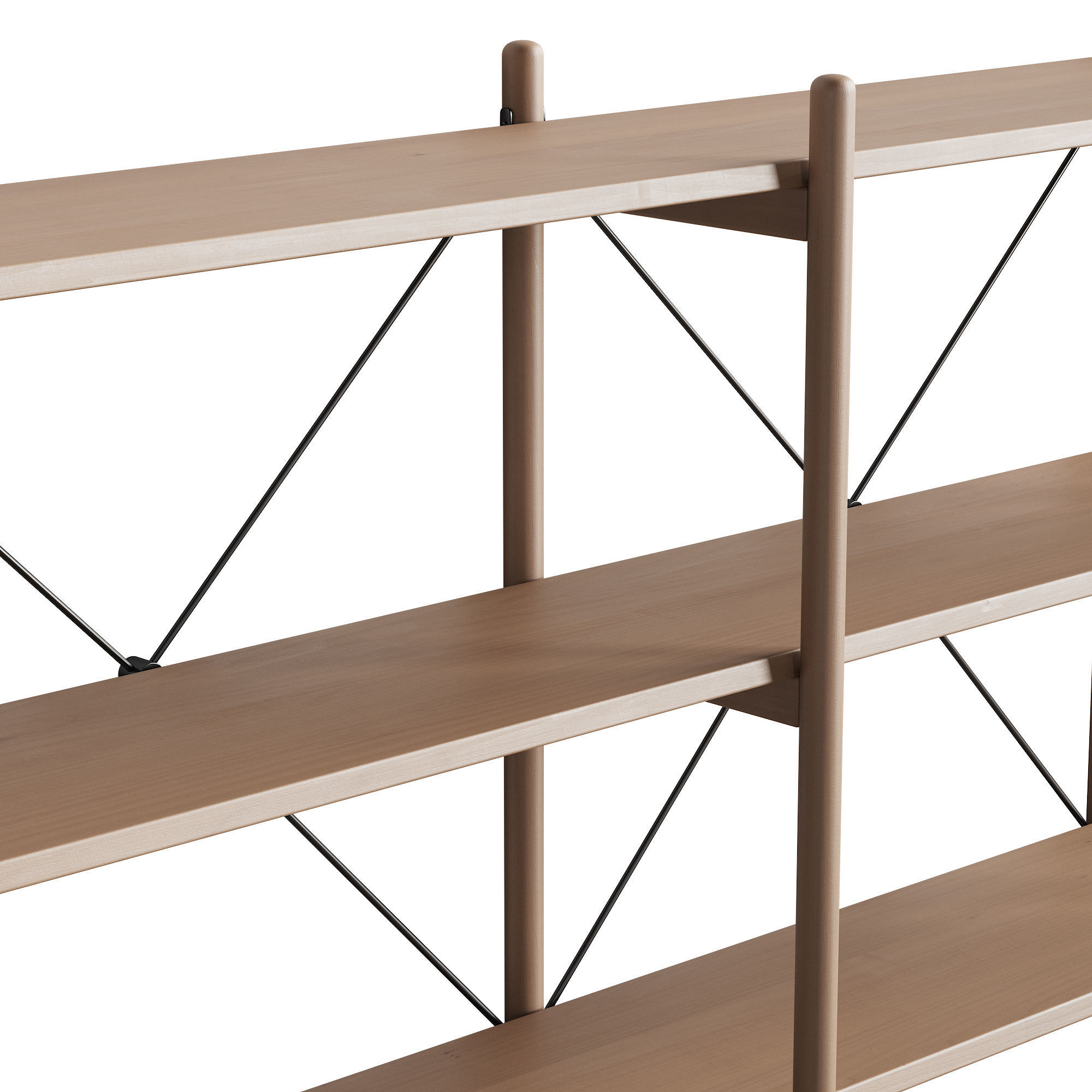 087 BROSA Dominic Narrow AND Wide Bookshelfs 00 3D model_5