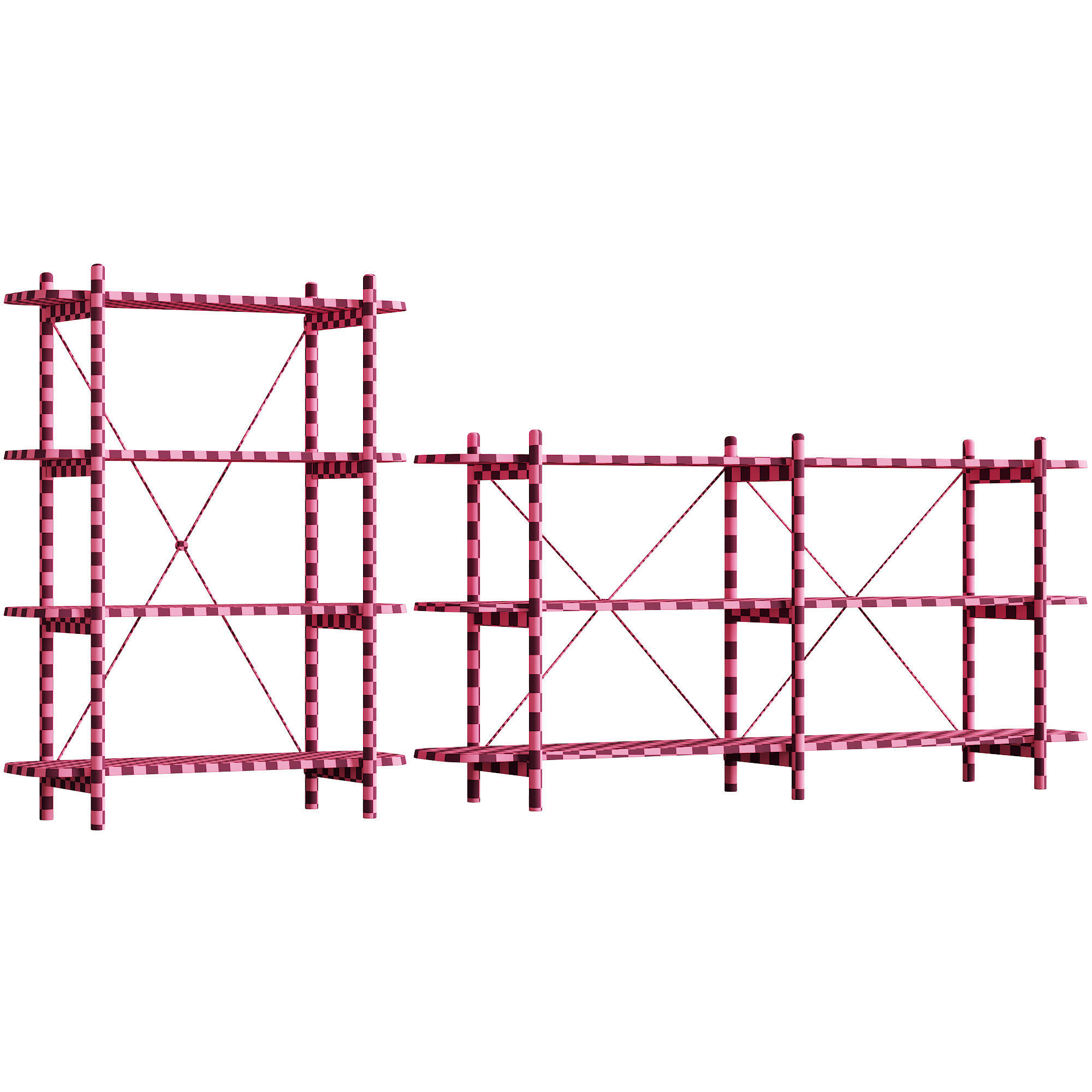 087 BROSA Dominic Narrow AND Wide Bookshelfs 00 3D model_9