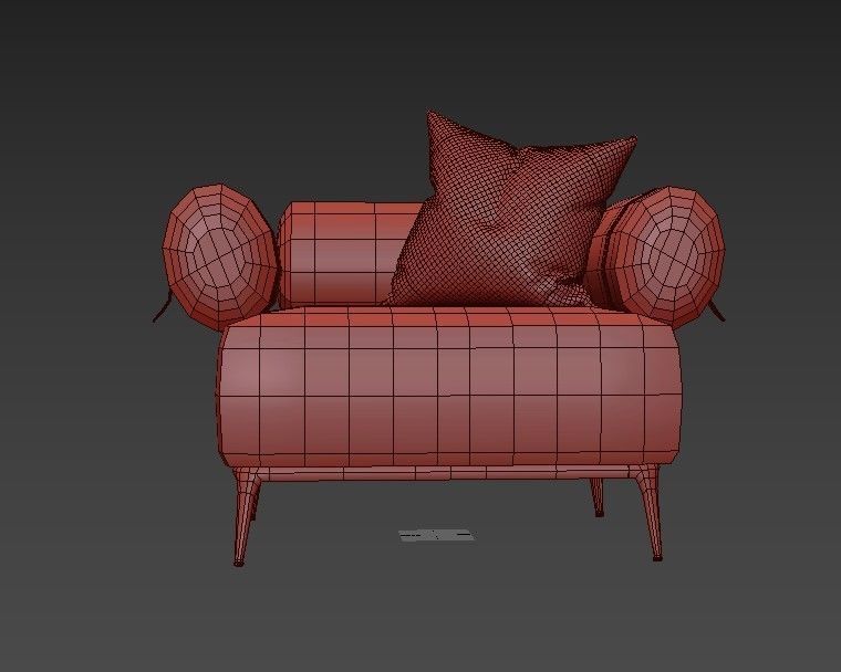 PHOENIX Armchair 3D model_6