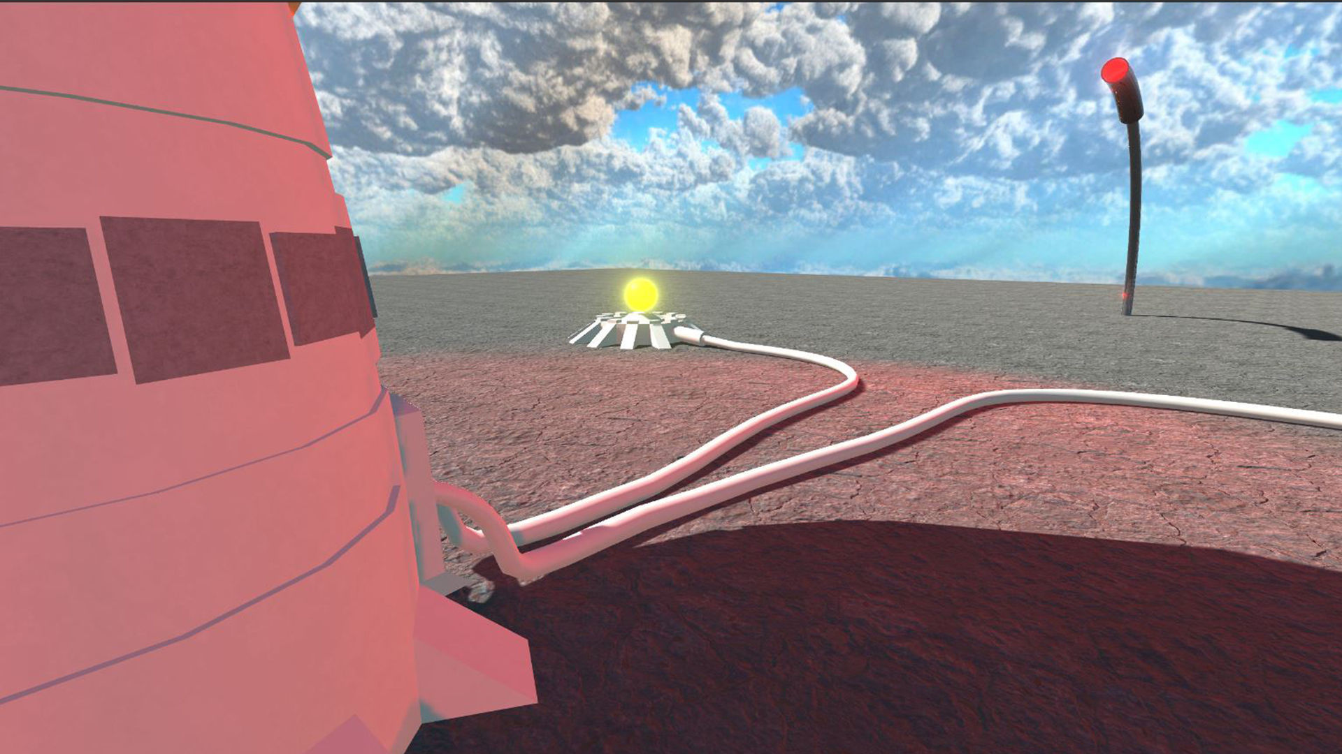 Sci-Fi Building 5 Low-poly 3D model_4