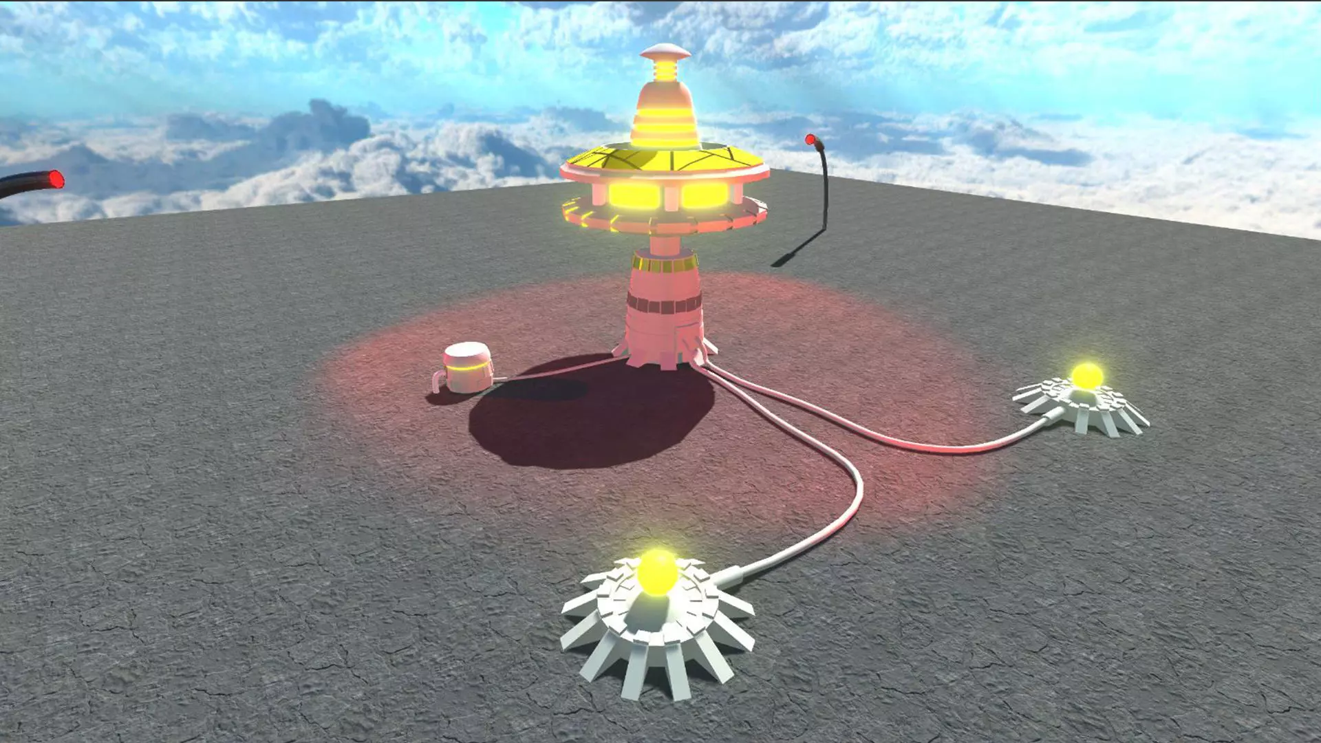 Sci-Fi Building 5 Low-poly 3D model_0