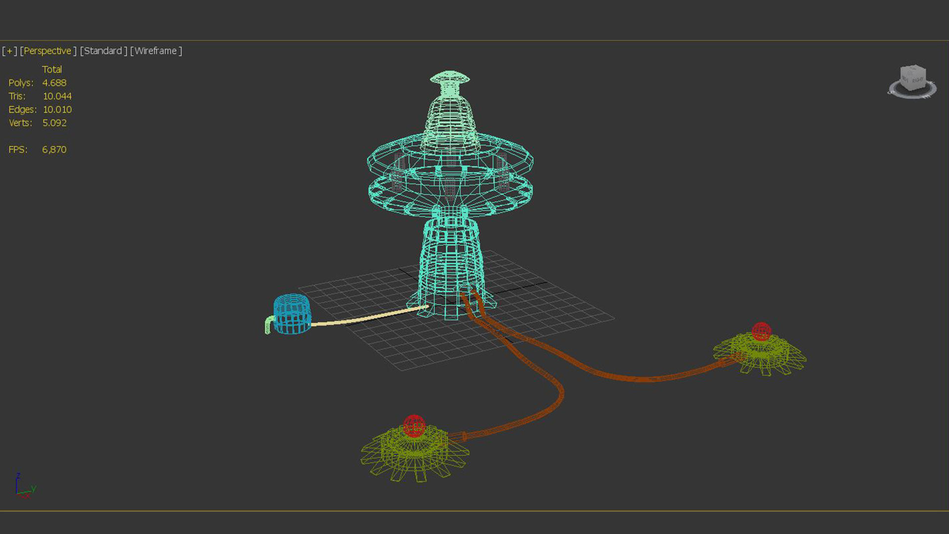 Sci-Fi Building 5 Low-poly 3D model_5