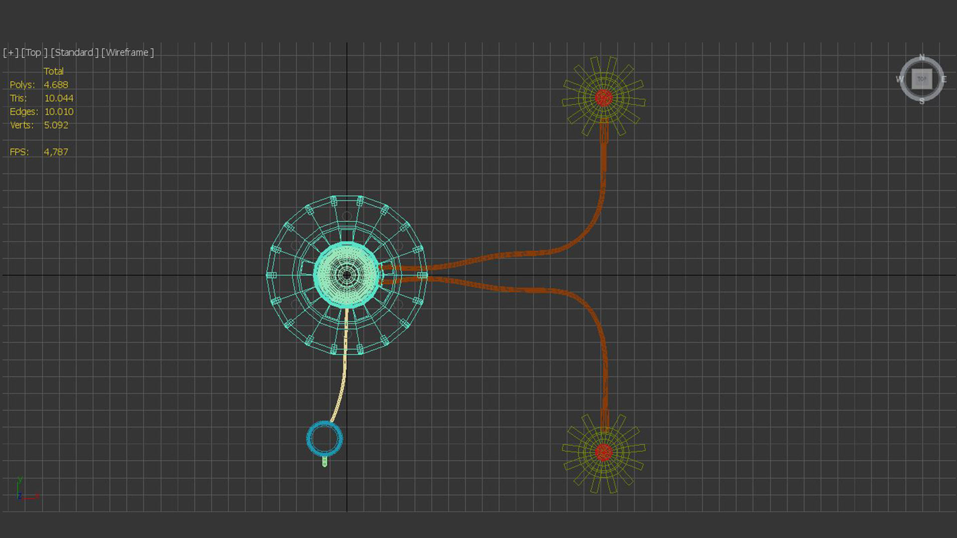 Sci-Fi Building 5 Low-poly 3D model_6