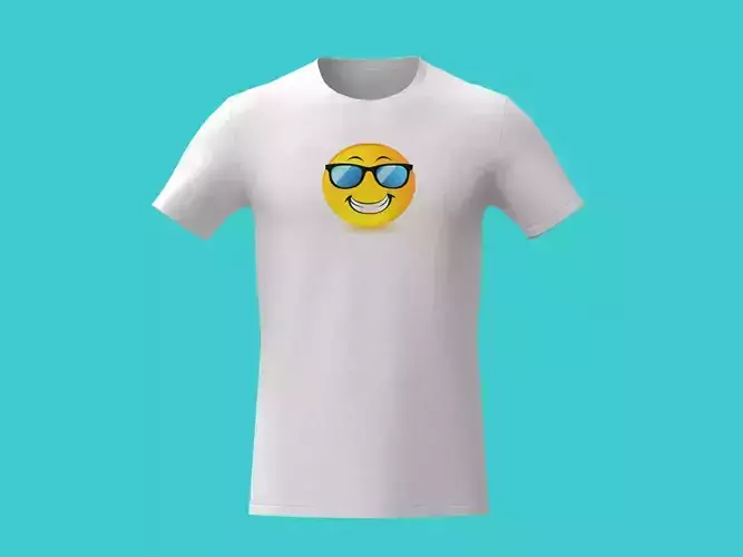 3d funny White t-shirt