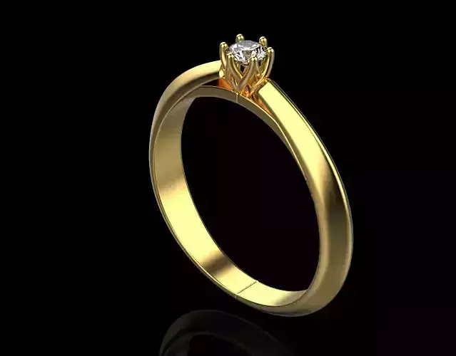 a ring with a diamond