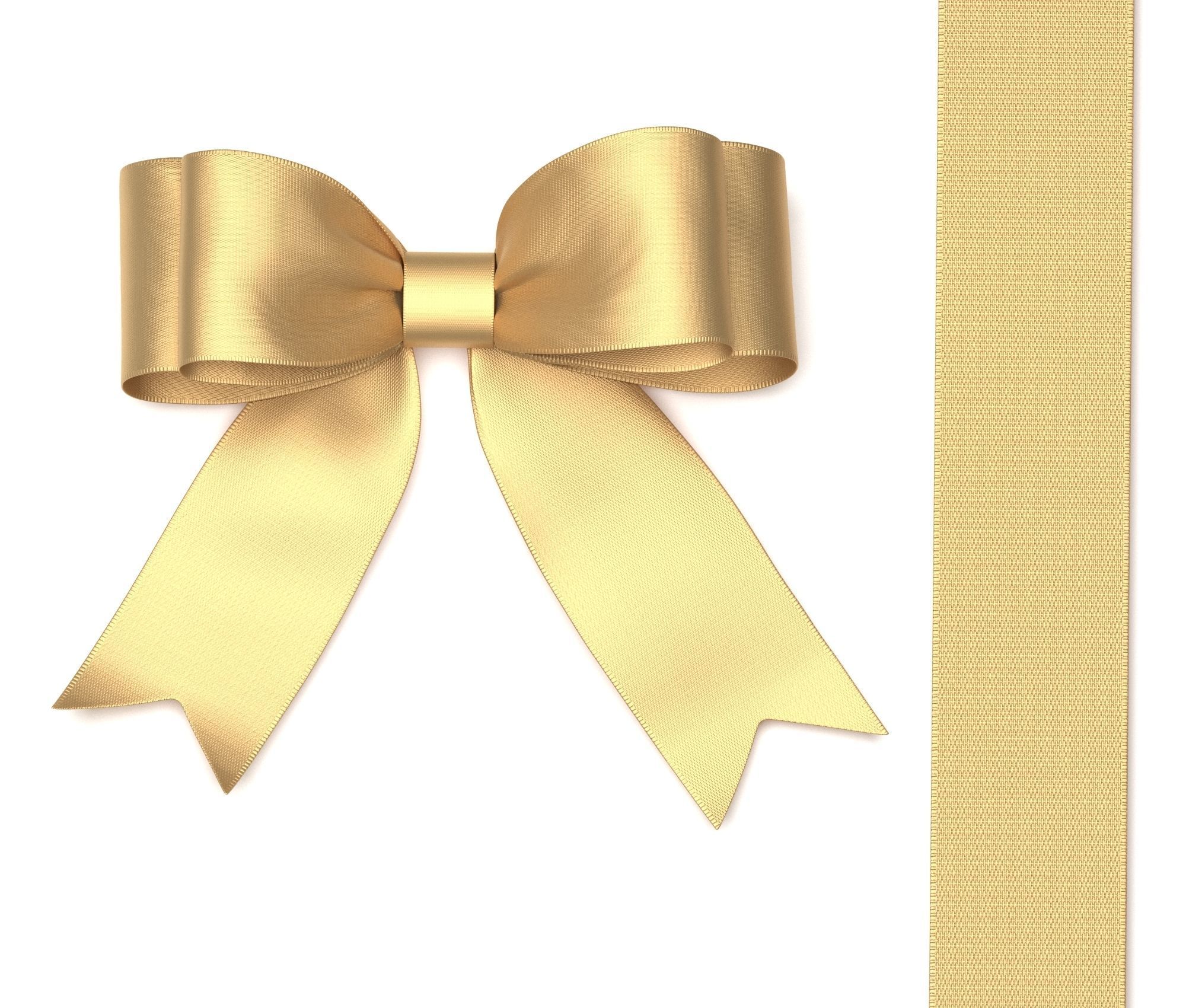 Gift Bow 3D model_1