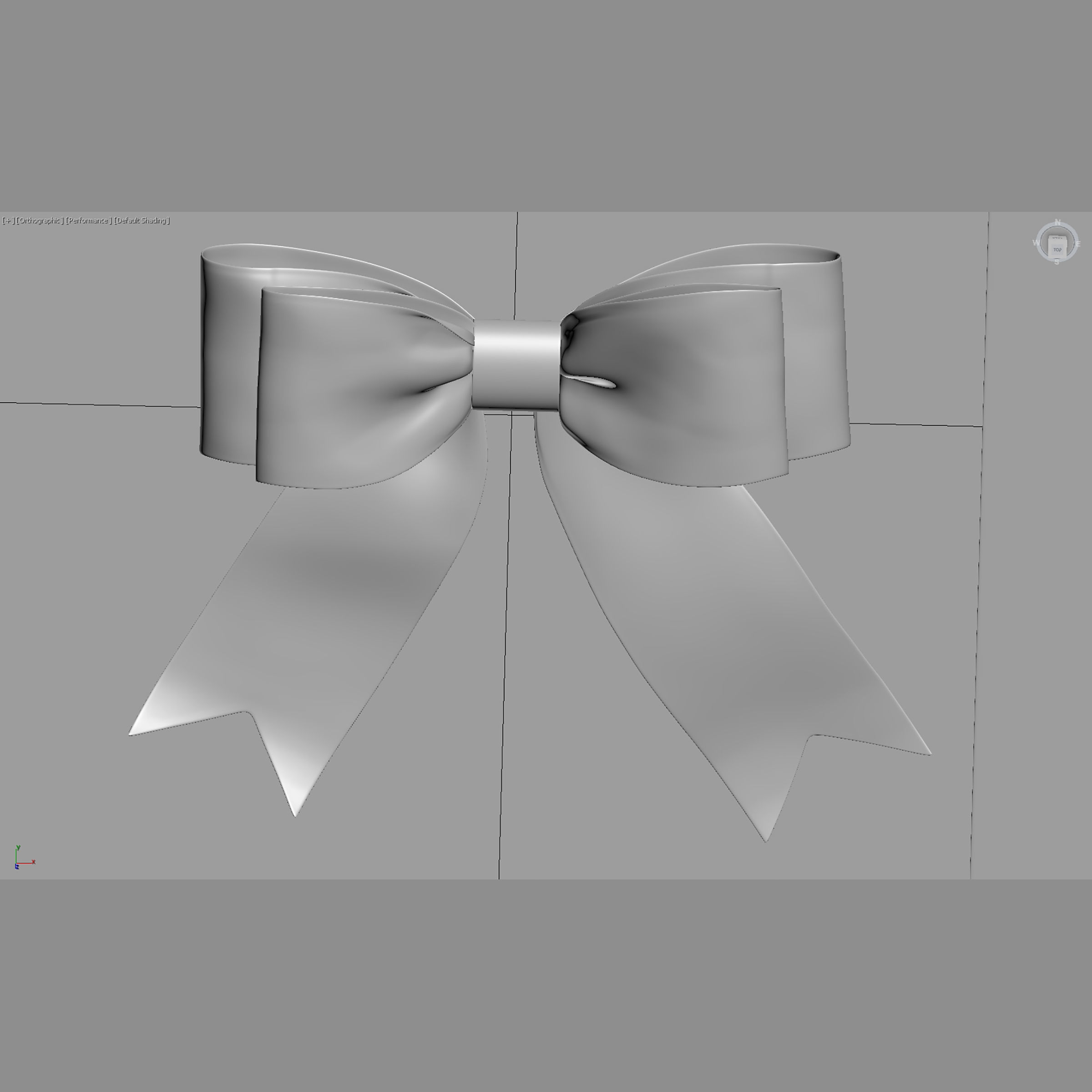 Gift Bow 3D model_7