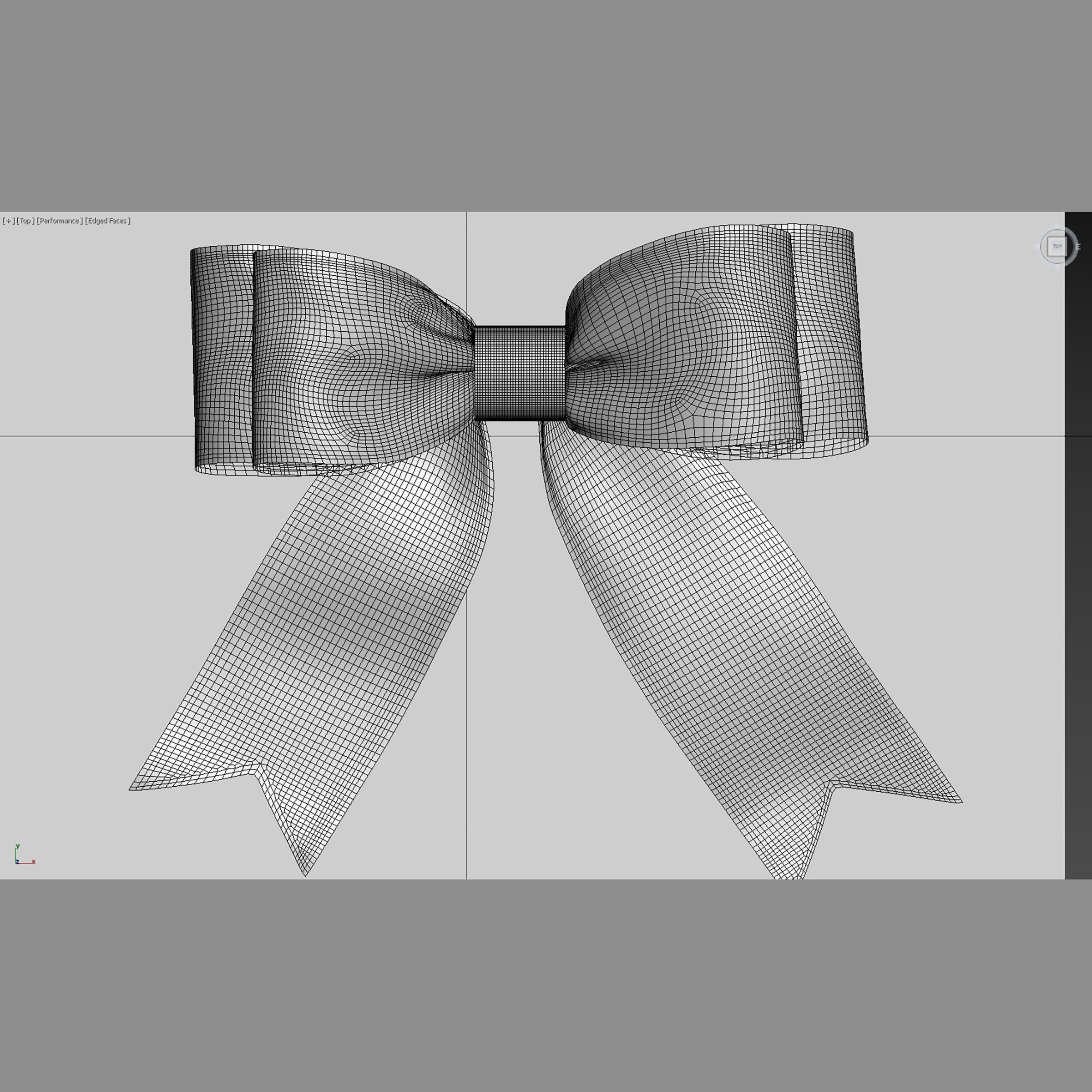 Gift Bow 3D model_3
