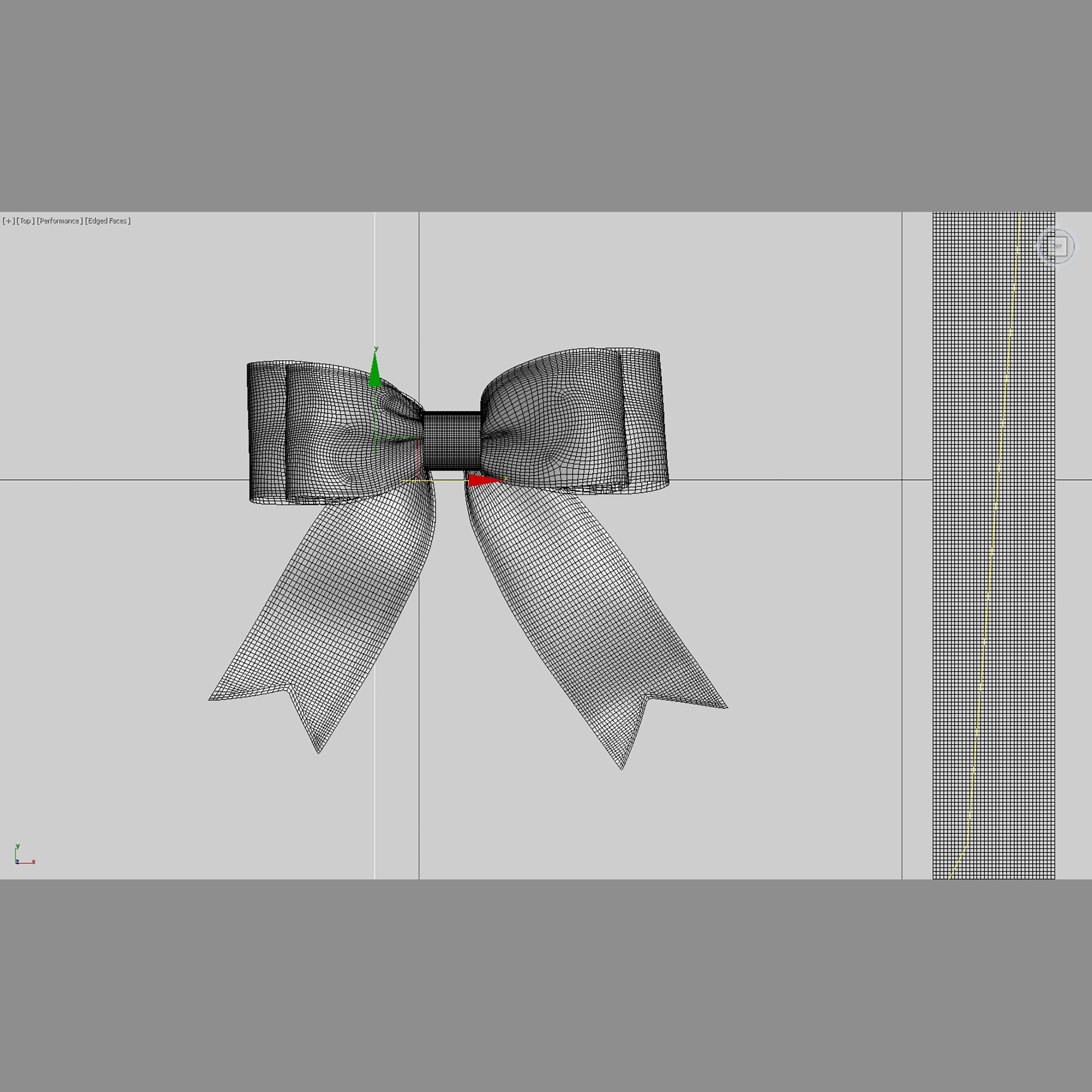 Gift Bow 3D model_4