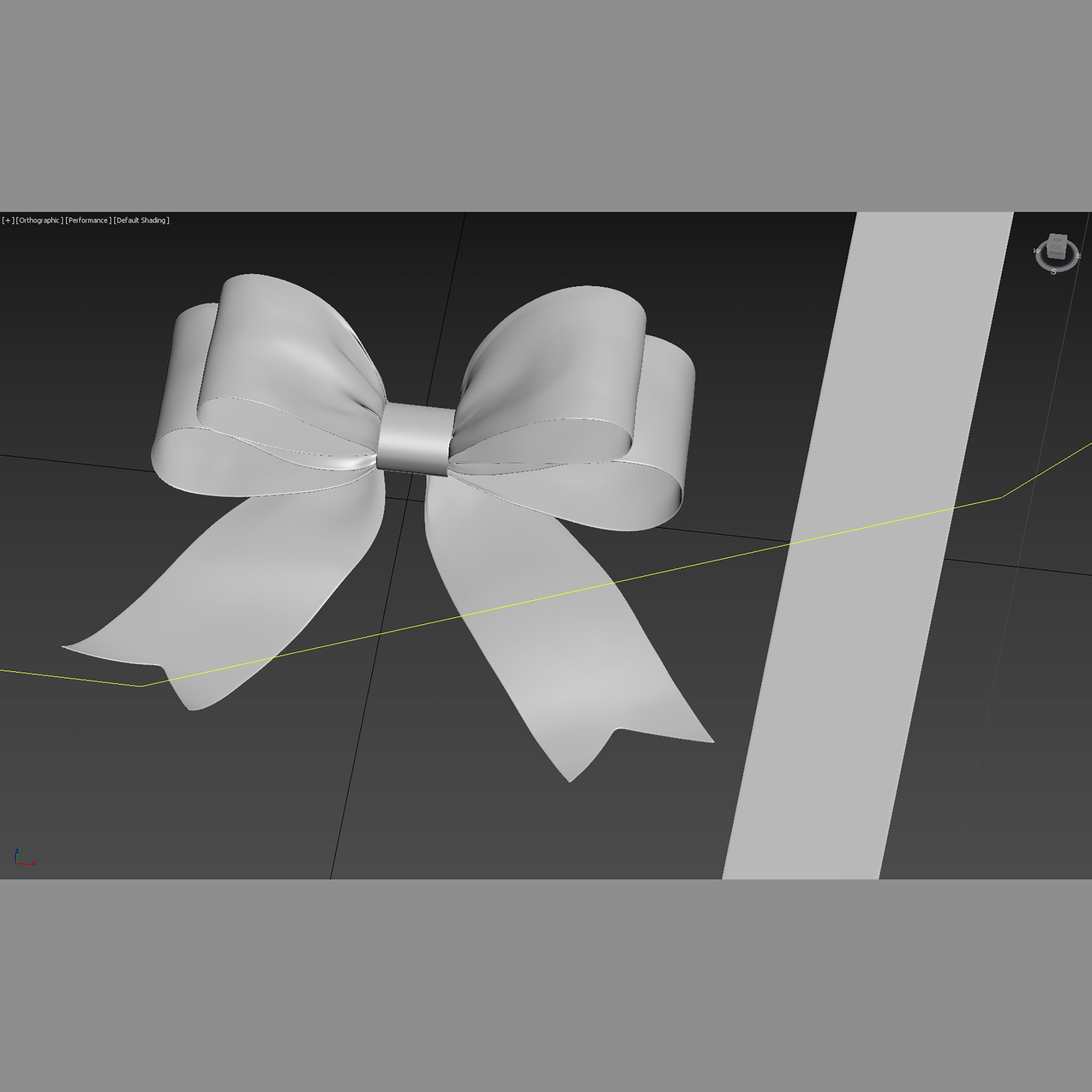Gift Bow 3D model_8