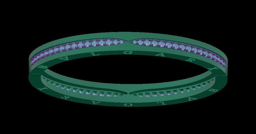 gents breslet 3D print model_4