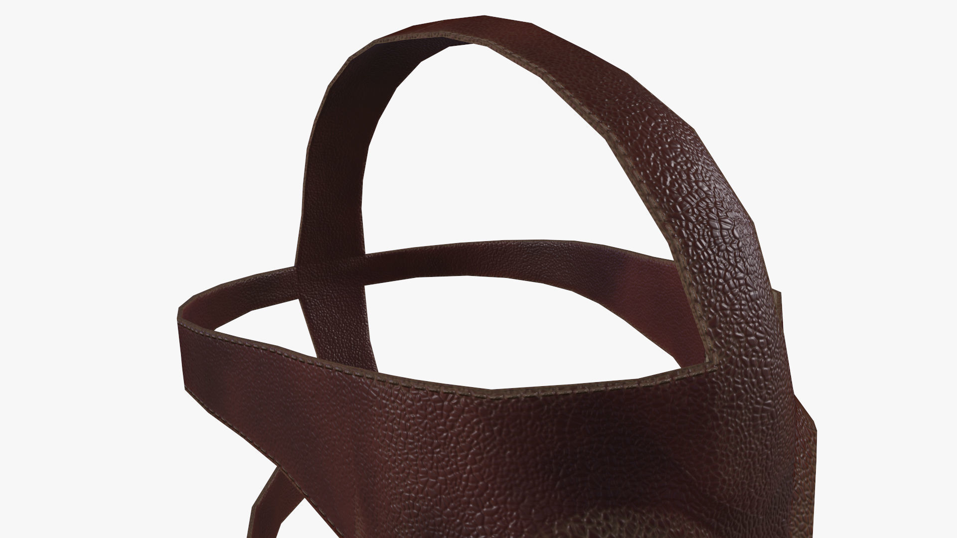 Gas Mask Low-poly 3D model_13