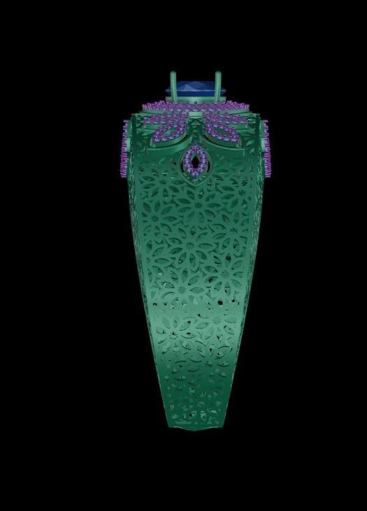 jali breslet 3D model_1