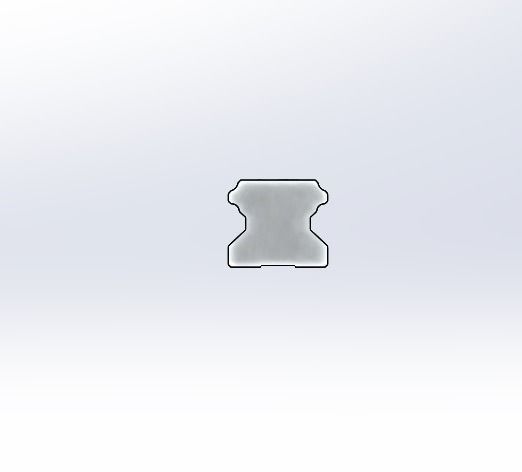 Mount Linear Bearing and Rail 20mm 3D model_13