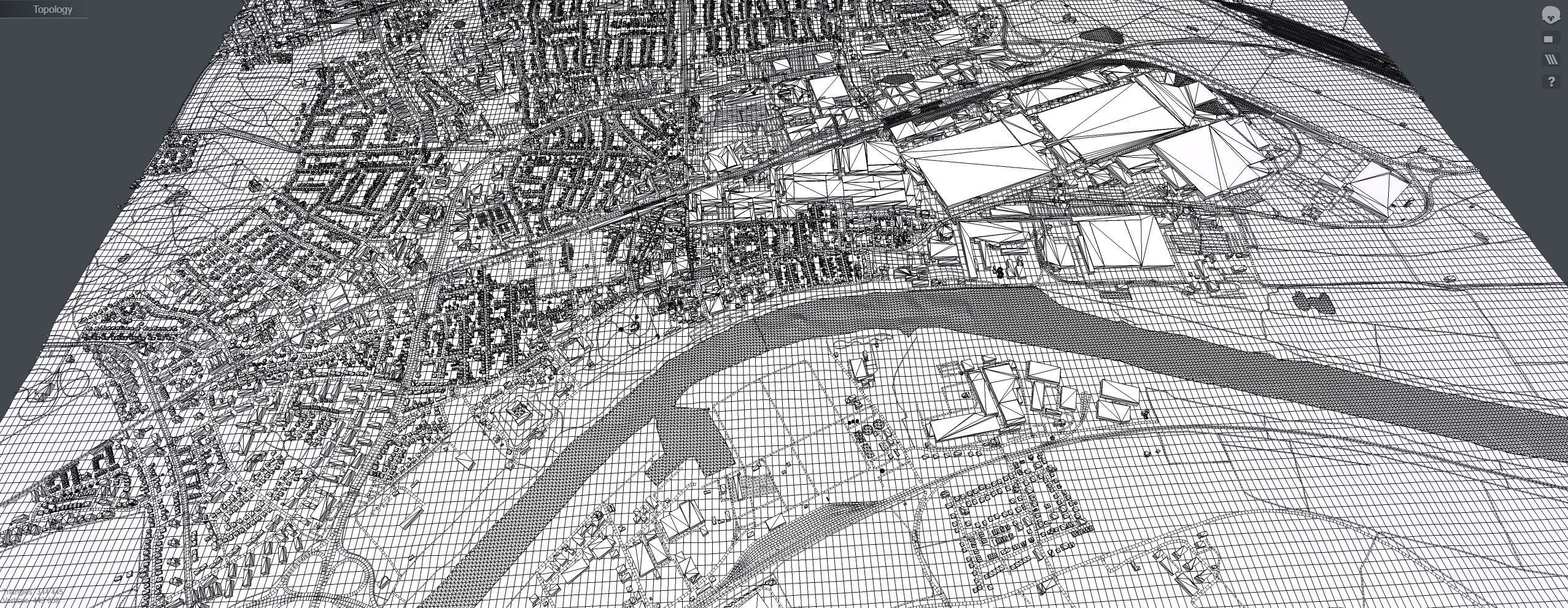Cityscape Russelsheim Germany 3D model_22