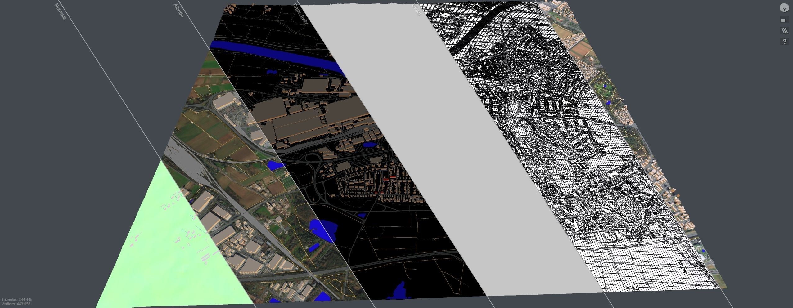 Cityscape Russelsheim Germany 3D model_21