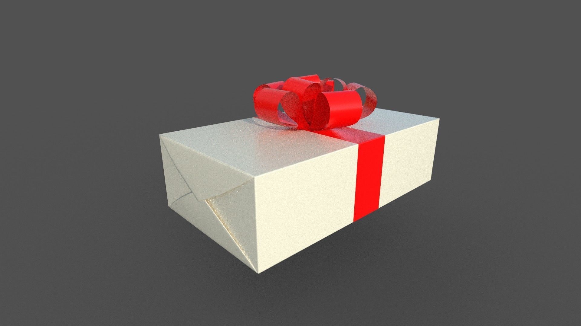 Collection of Christmas gifts Low-poly 3D model_4