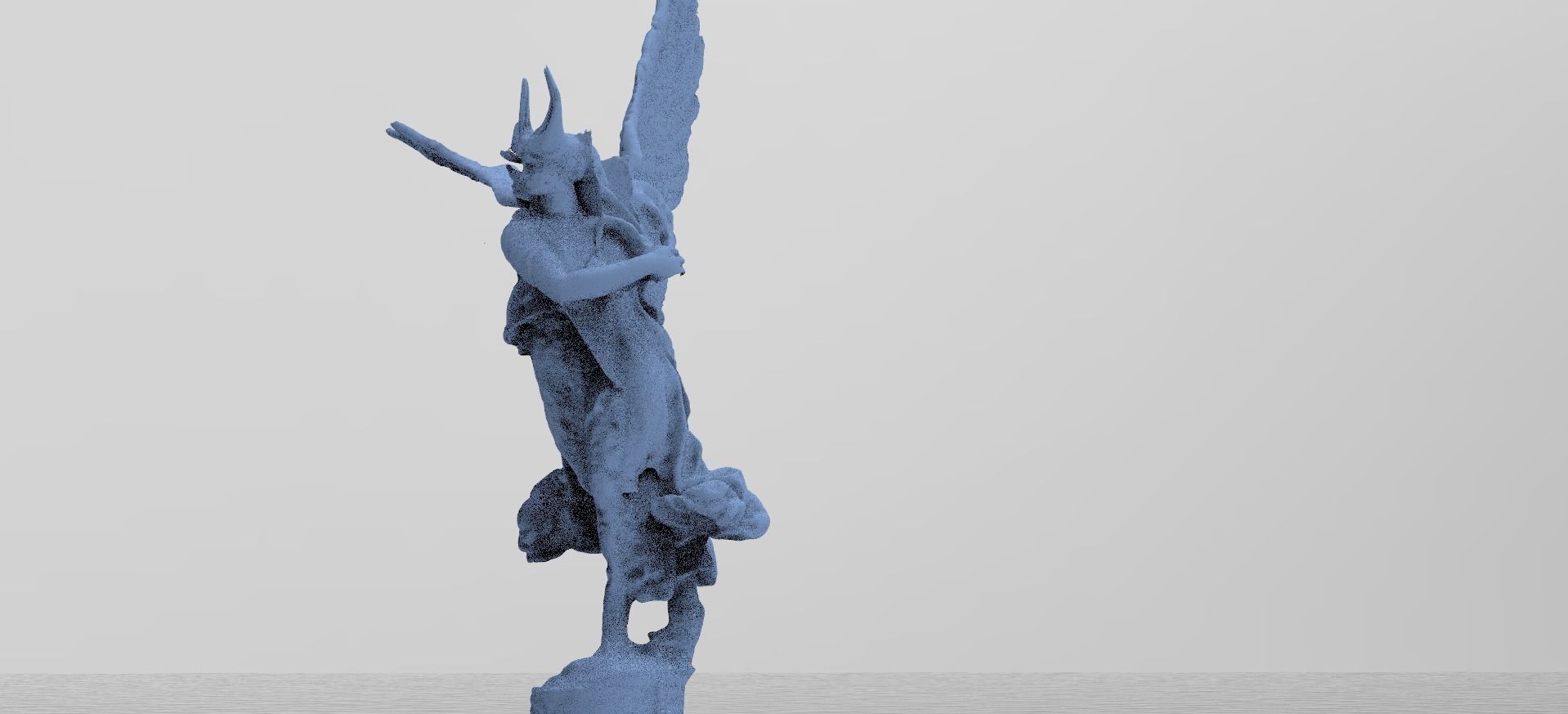 Flying fallen angel 2 3D model_2