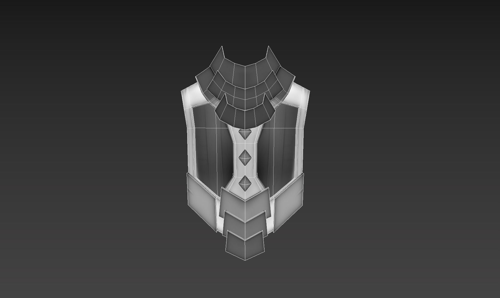 Shield Pbr gamerady handpaint Low-poly 3D model_5