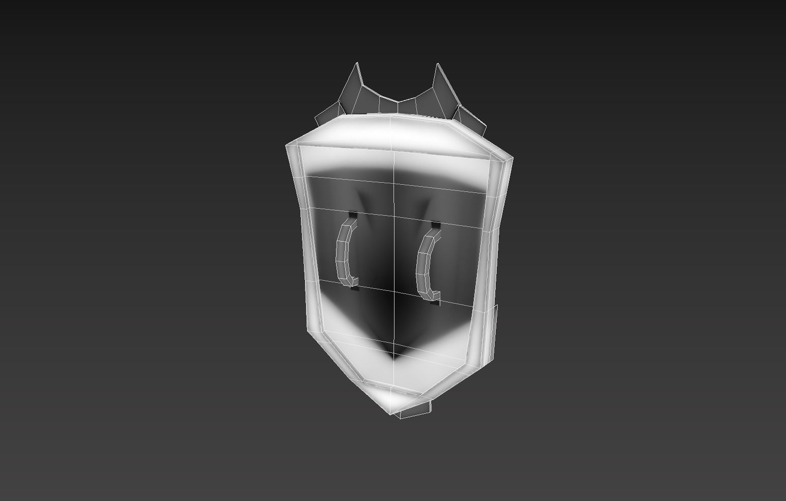 Shield Pbr gamerady handpaint Low-poly 3D model_6