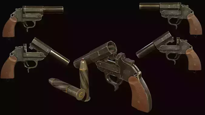 Flare gun Sturmpistole Game Ready