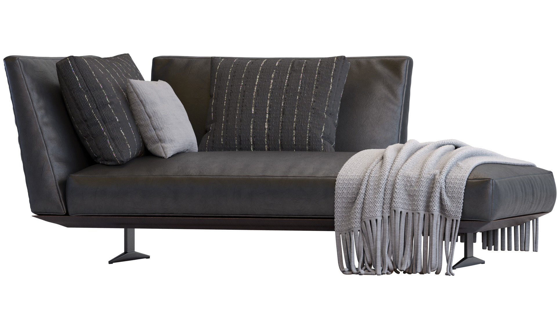 Chaise Lounge Evergreen By Flexform 3D model_14