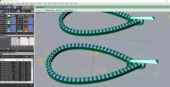 Gold Silver Earing design