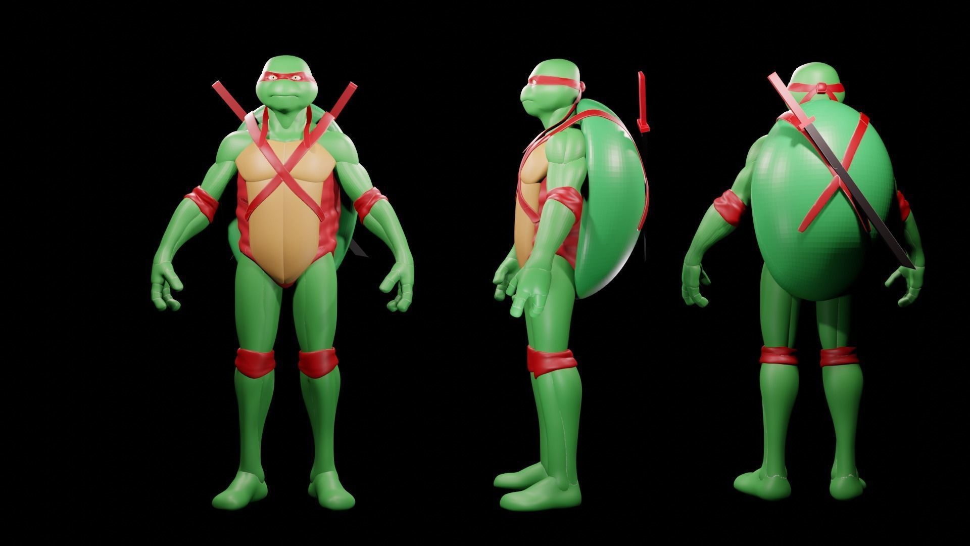 Ninja Turtles  3D model_42