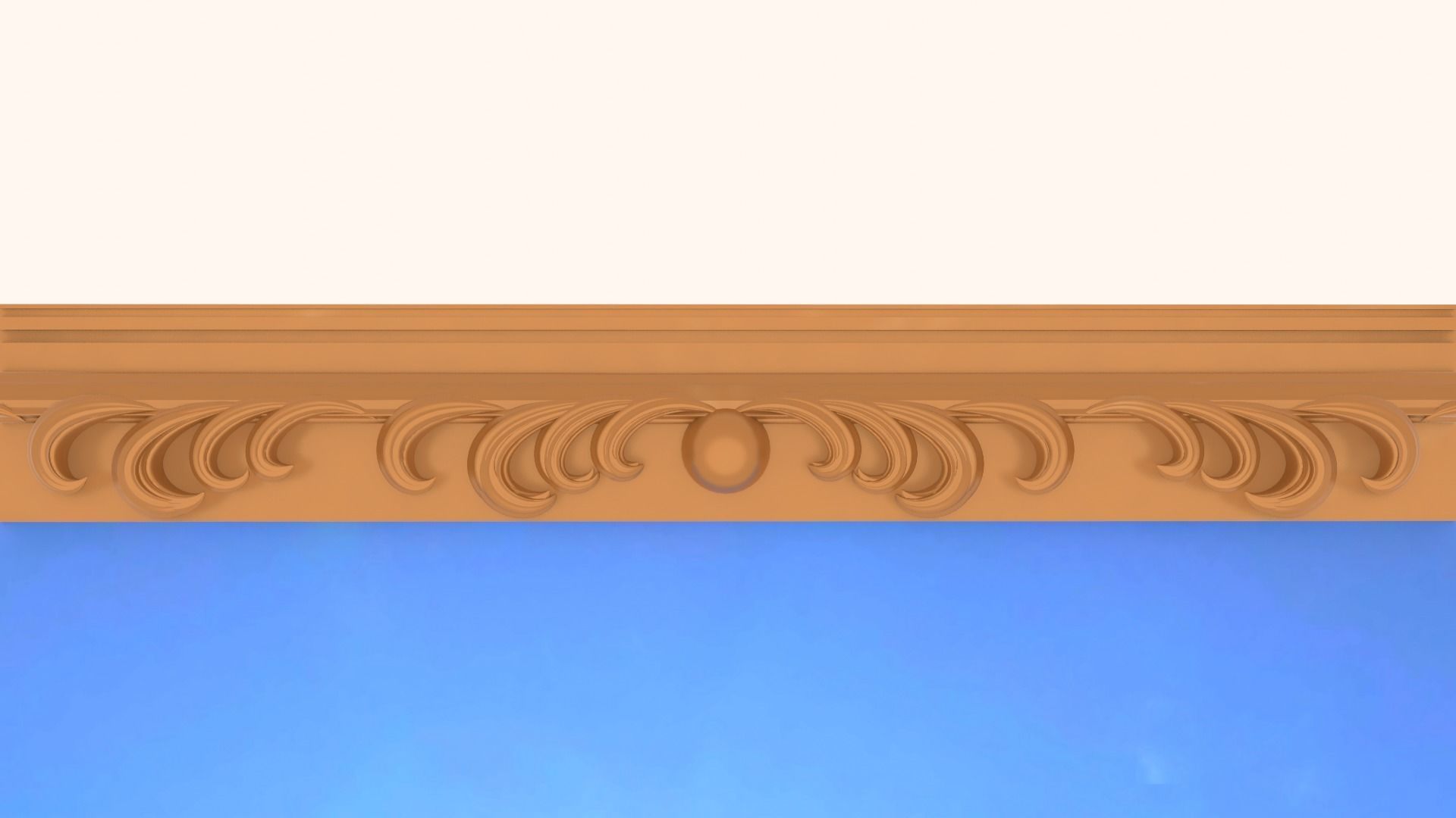 Framed painting Skyview 3D model_12