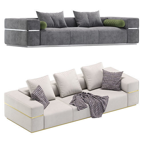 Sofa CORDOBA by Cazarina Interiors 2 set 3D model