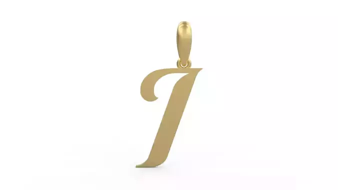 Initial Letters Pendant Labelle I 3D print model