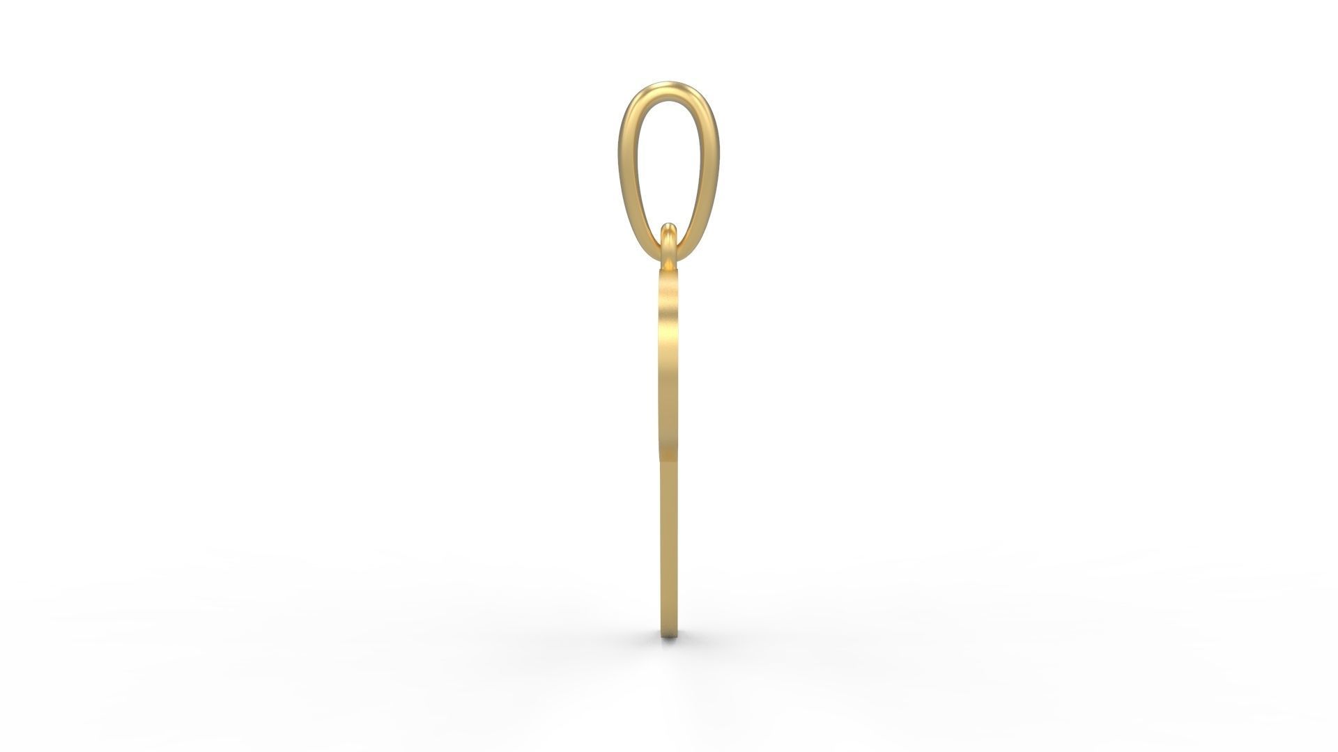 Initial Letters Pendant Labelle P 3D print model_2