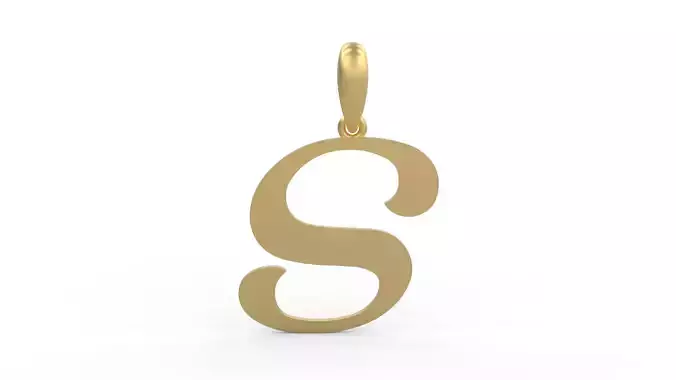Initial Letters Pendant Labelle S 3D print model
