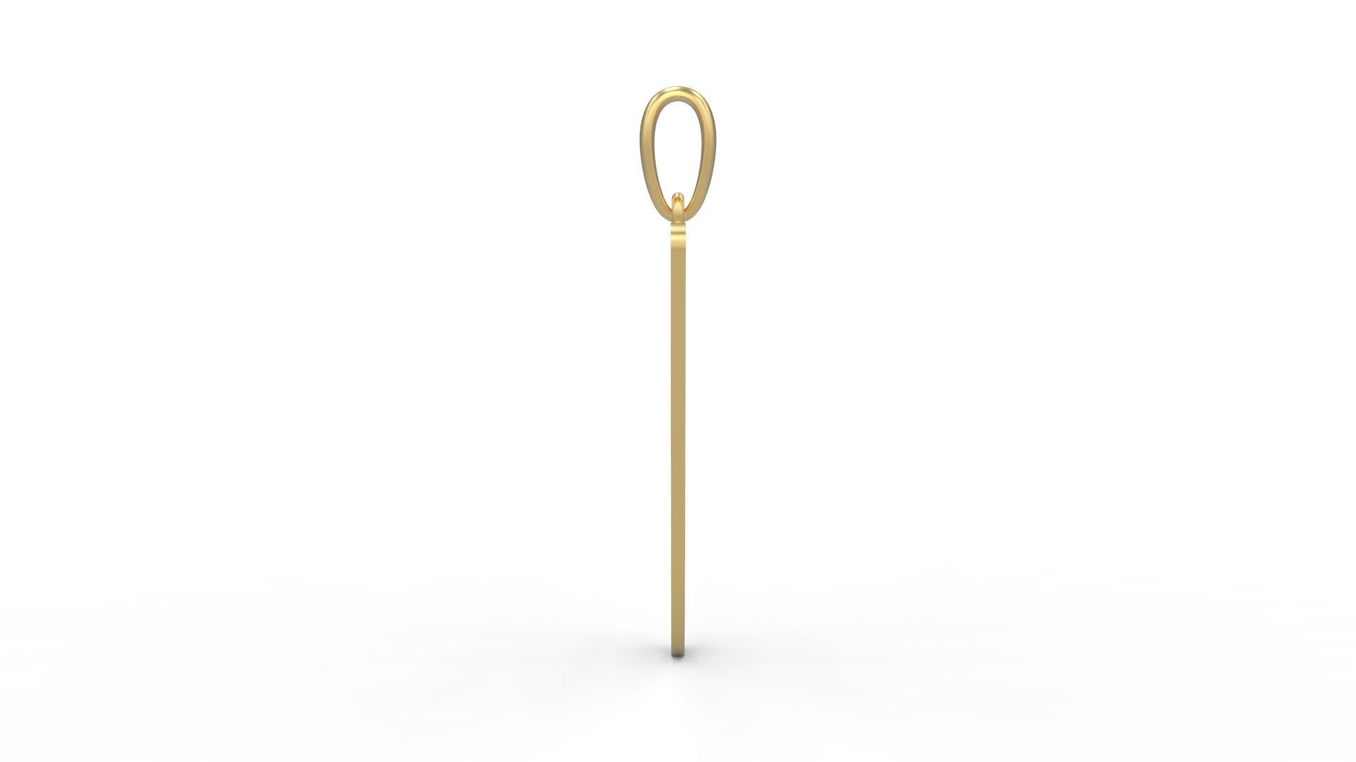 Initial Letters Pendant Labelle Y 3D print model_2