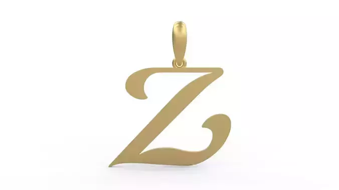 Initial Letters Pendant Labelle Z