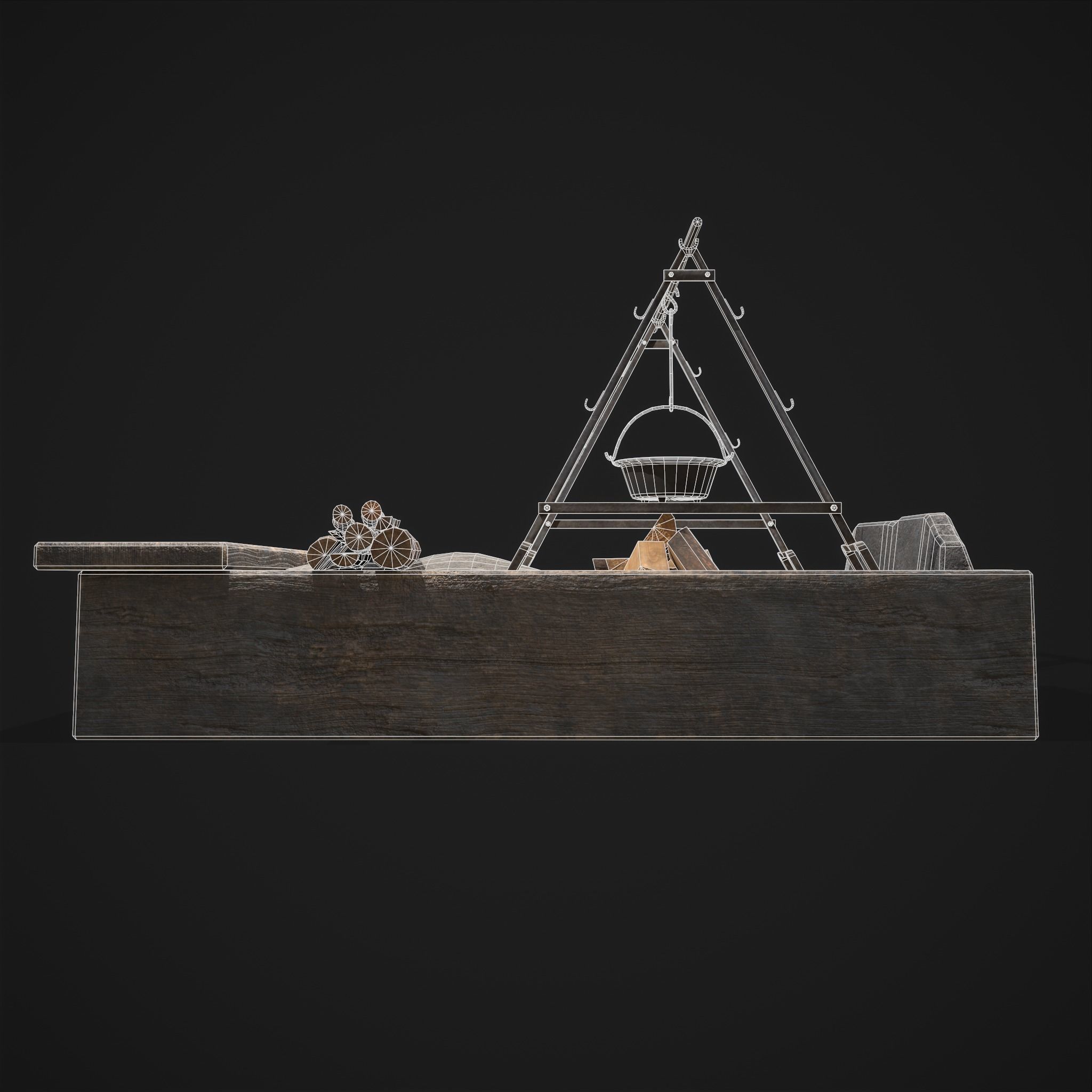 Medieval Cooking Space 3D Model Collection_28