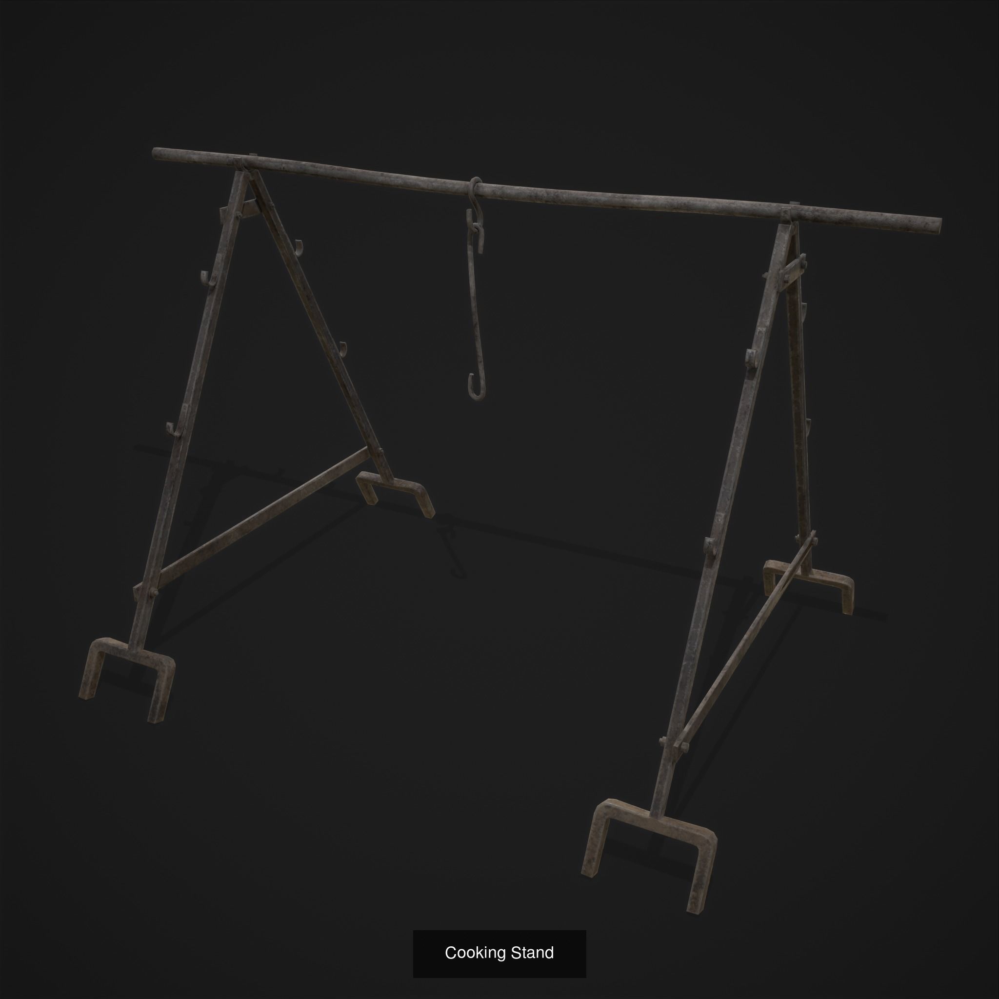 Medieval Cooking Space 3D Model Collection_14