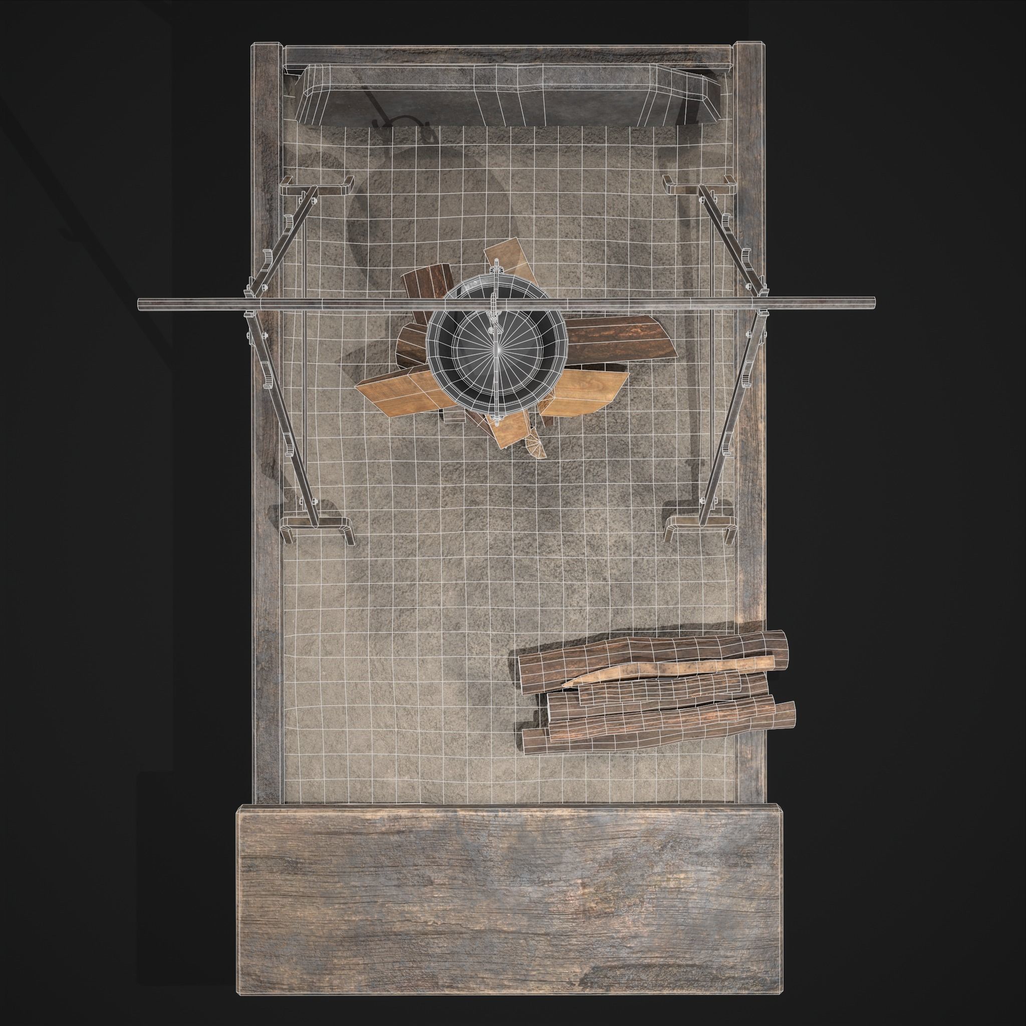 Medieval Cooking Space 3D Model Collection_22