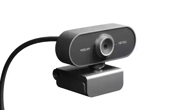 WEBCAM Low-poly 3D model