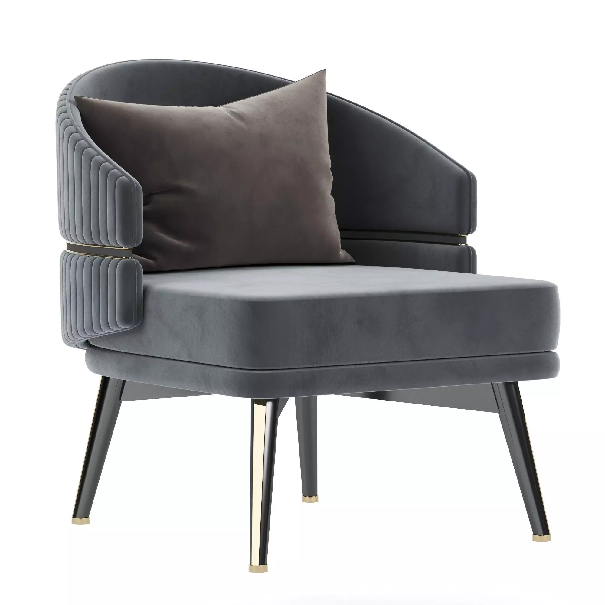 Billy Armchair Low-poly 3D model