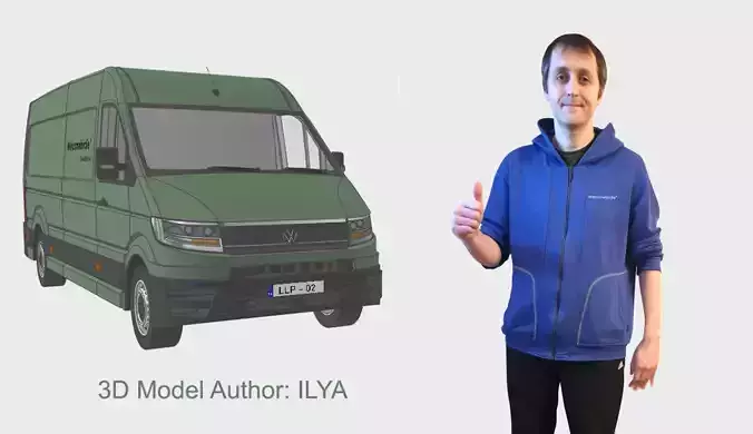 VW Crafter L4H3 3D model