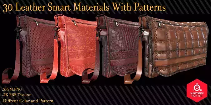 30 Leather Smart Materials With Patterns Texture