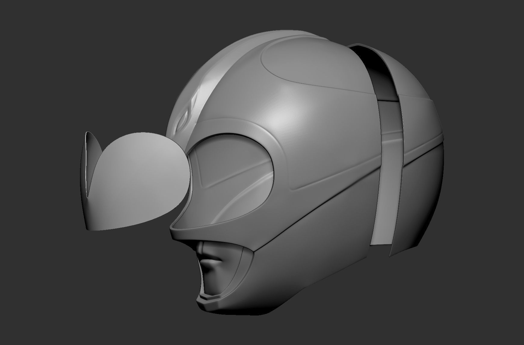 Combo of 5 Power Ranger Mighty Morphin Helmet and coin 3D print model_10