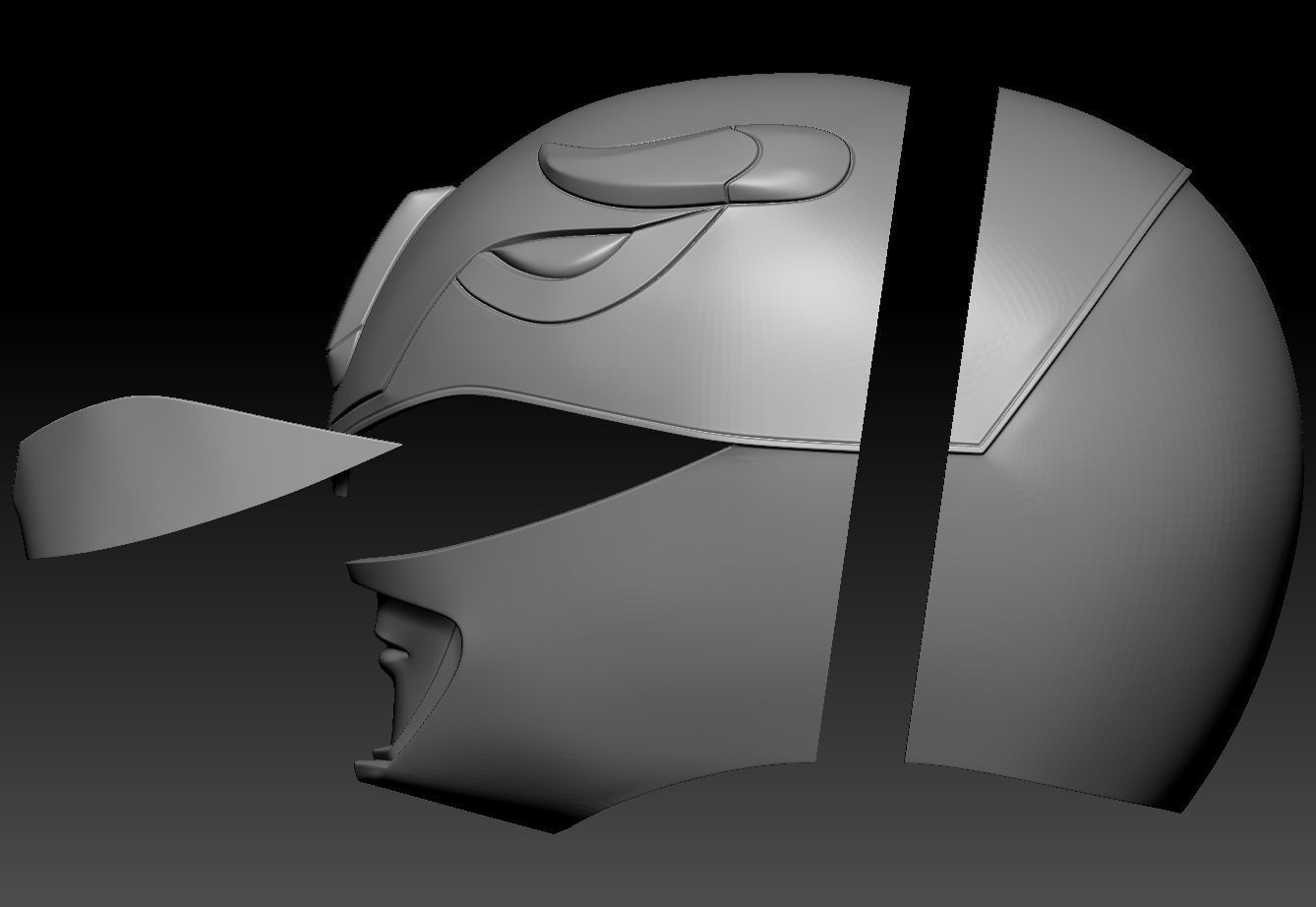 Combo of 5 Power Ranger Mighty Morphin Helmet and coin 3D print model_9