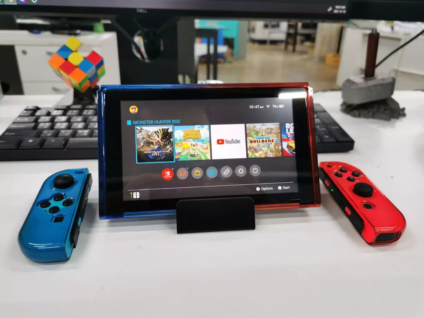 nintendo switch stand 3D print model