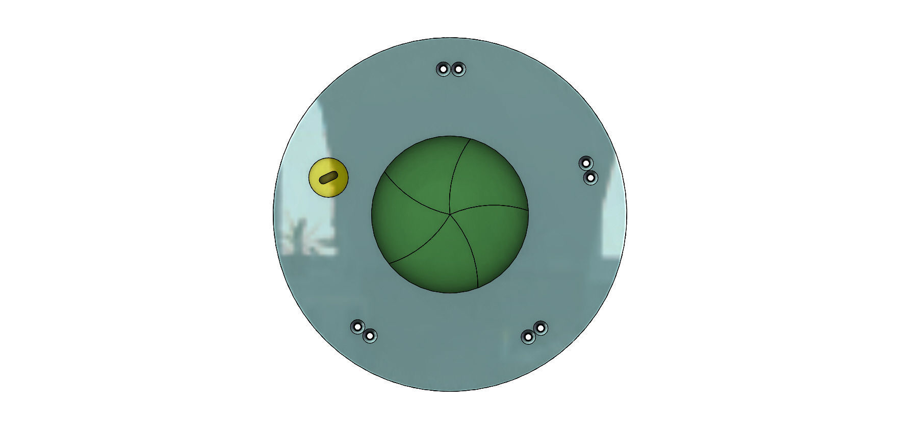 3DP5BLROD40A Mechanical shutter aperture Iris diy hobby 3D print model_11